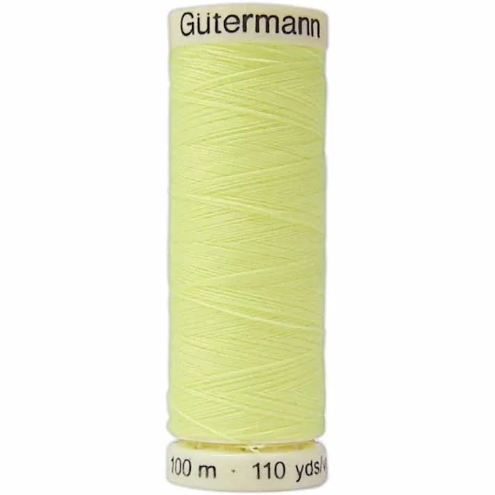 Gütermann | Néon MCT Fil Tout Coudre | 100m | #3835 | Citron