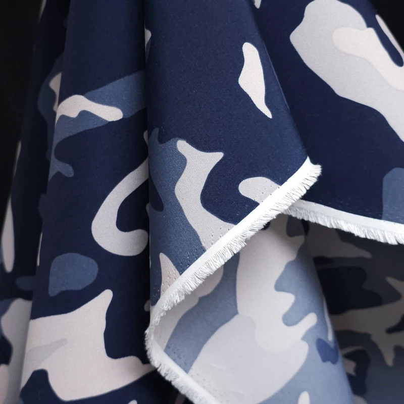Tissu d’extérieur déperlant | Camo bleu pâle | Deadstock Canada Goose