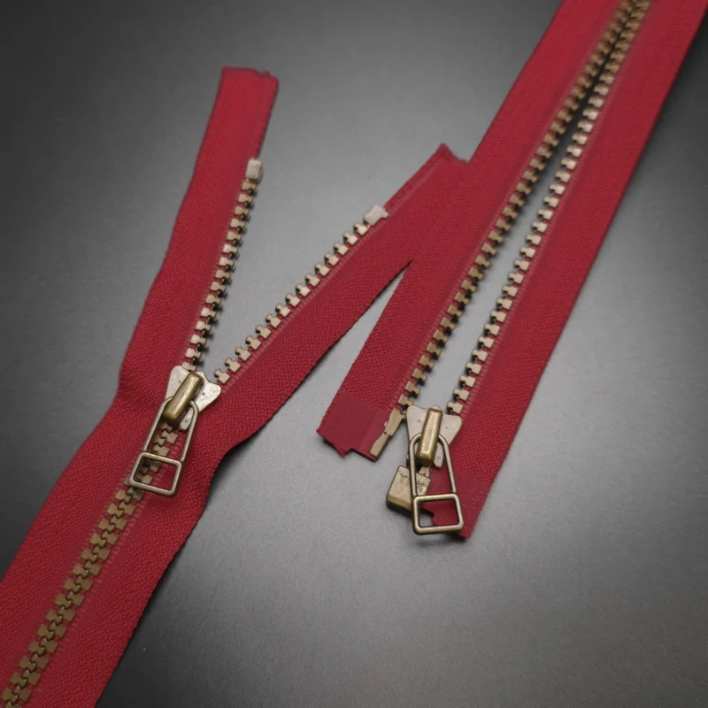 YKK Fermeture Éclair Séparable | Plastique | Rouge | #5 | 30'' - 76 cm