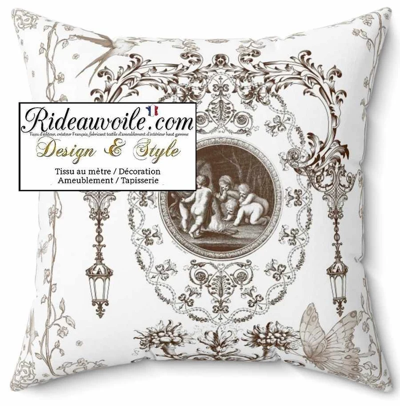 Toile de Jouy tissu ameublement Architecte intérieur Hôtel Restaurant Appartement décoration