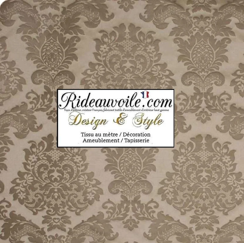 Architecte décoration intérieur Jacquard Baroque rideau Tapisserie Damasco mètre