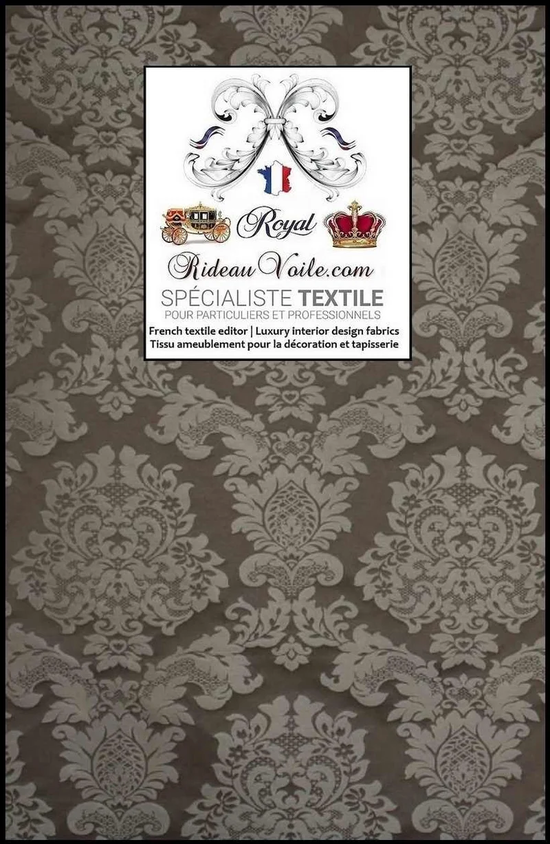 Architecte décorateur 🔥 intérieur Jacquard style Baroque Tapisserie tissu ignifuge
