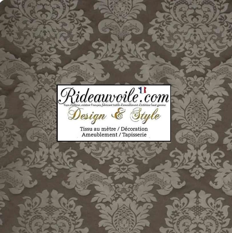 Architecte décorateur 🔥 intérieur Jacquard style Baroque Tapisserie tissu ignifuge