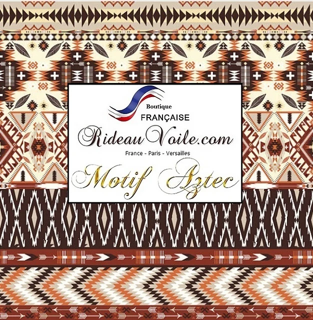 Architecte décoratrice d'intérieur Aztec tissu ameublement motifs kilim mètre