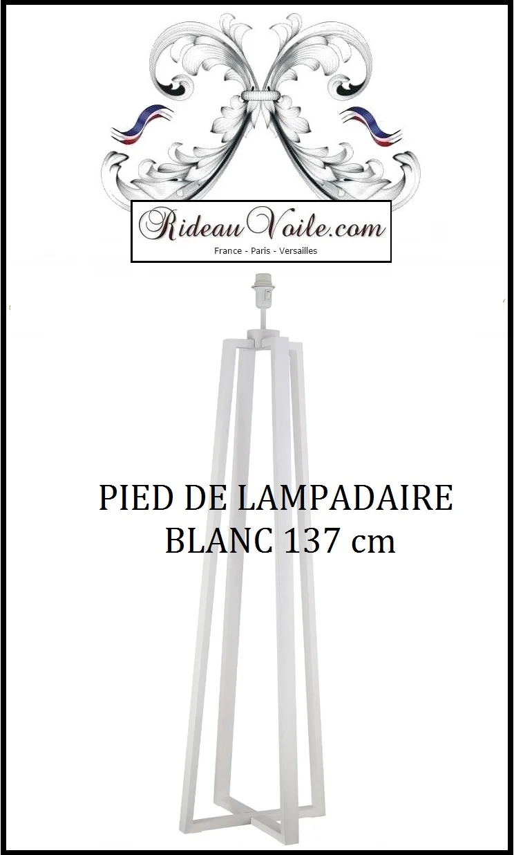 Pied de lampe lampadaire bois naturel hêtre luminaire pour abat-jour à poser