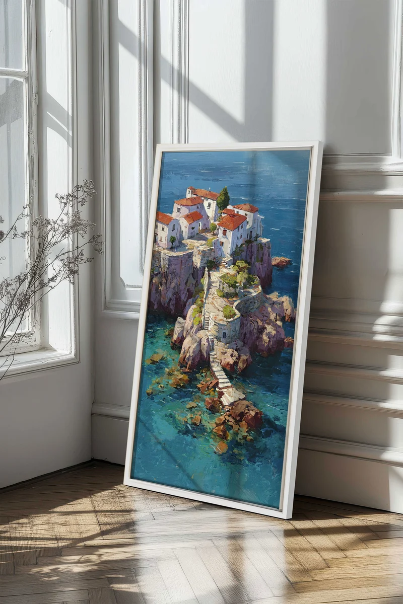 PATH TO THE SEA, Oeuvre sur toile étirée