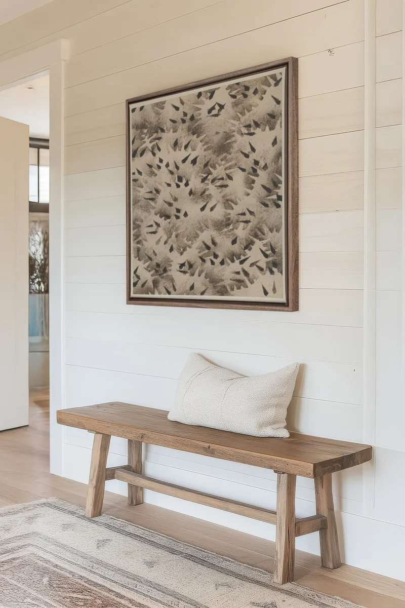 GRAIN D'OMBRE, Oeuvre sur toile étirée