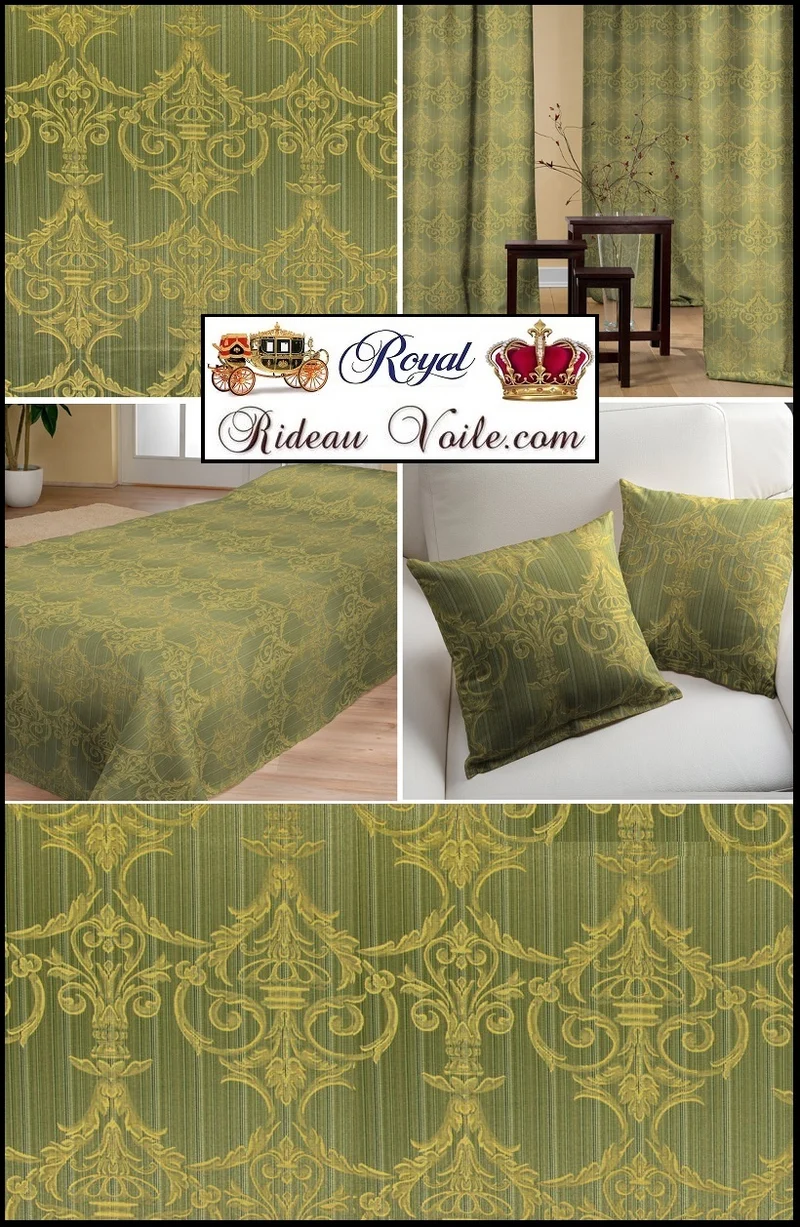 French luxury fabrics interior decor editor textile upholsterer Tissu ameublement Baroque