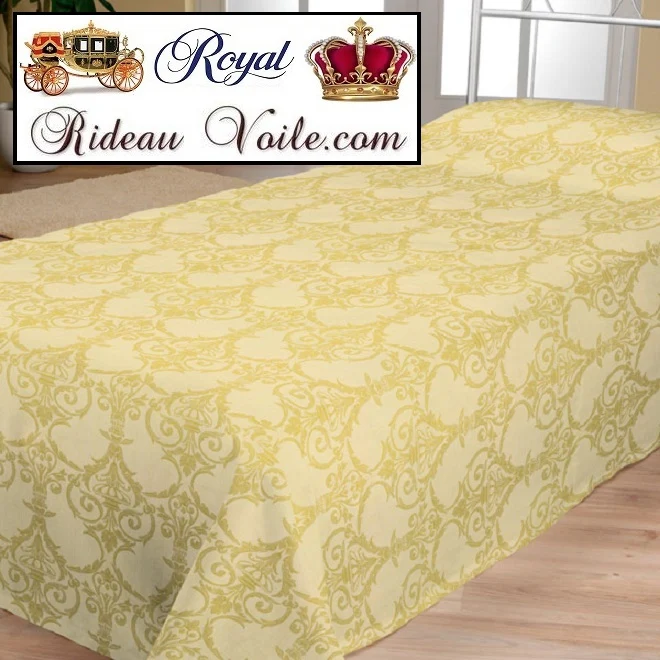 Tissu Jacquard Baroque ornement florale tissu ameublement mètre rideau Rideauvoile