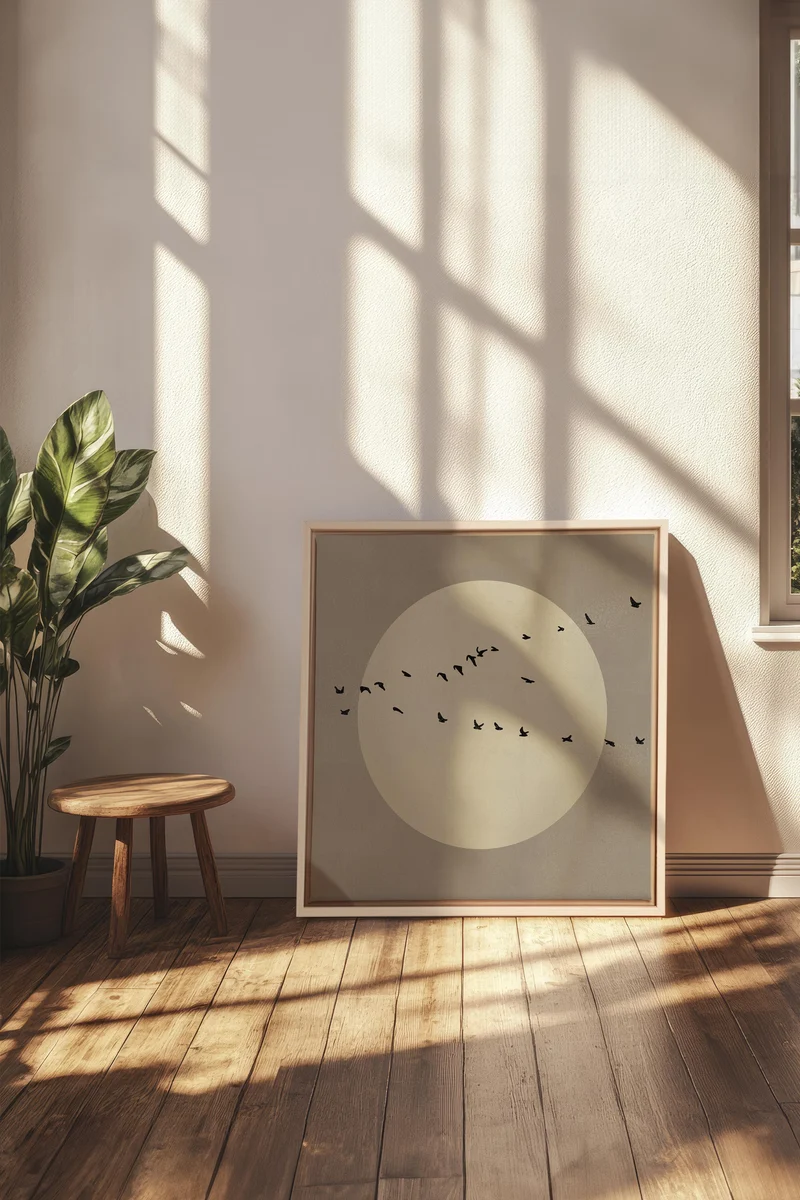 FLIGHT OF LIGHT, Œuvre sur toile étirée