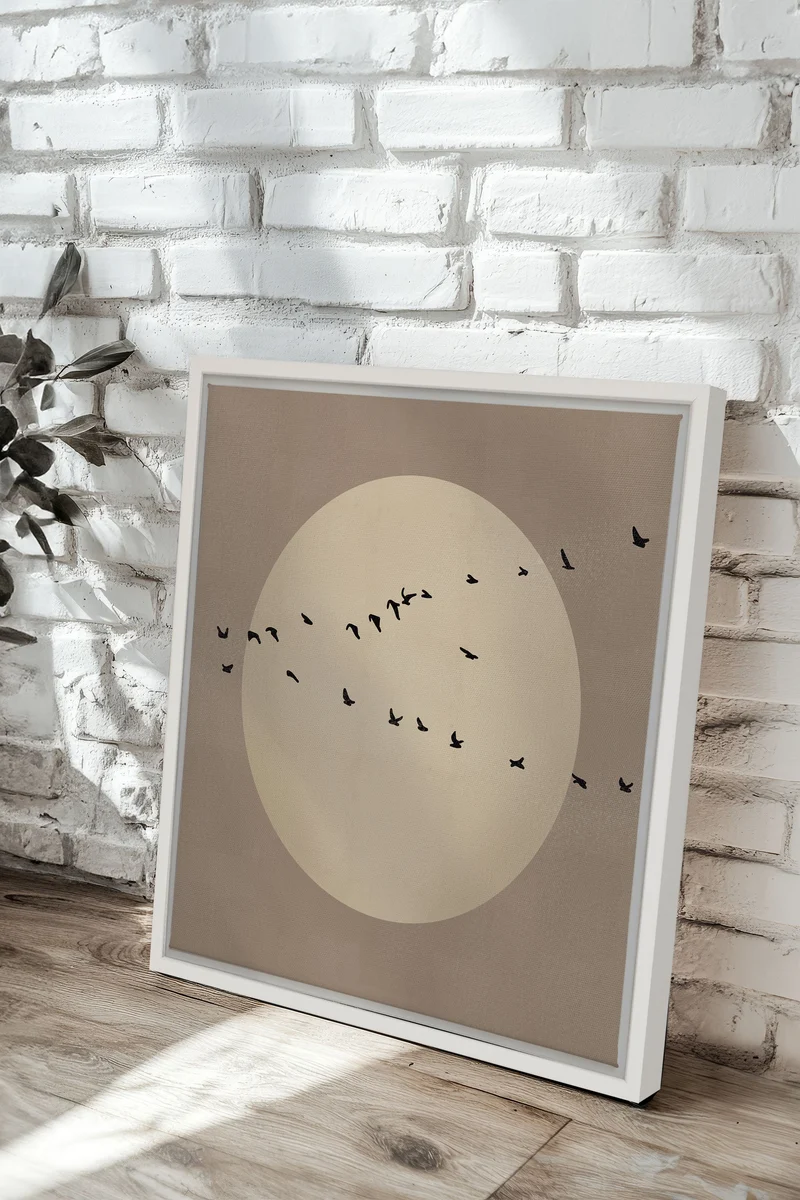 FLIGHT OF LIGHT, Œuvre sur toile étirée