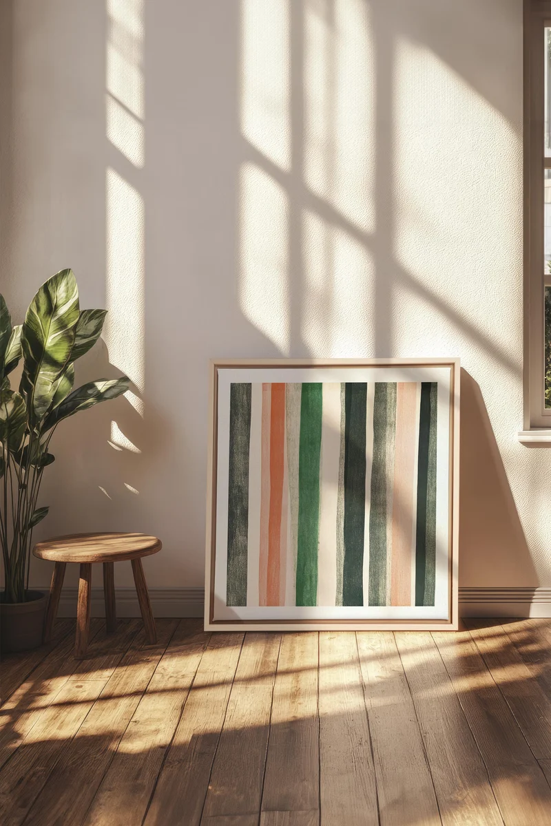NATURAL LINES, Oeuvre sur toile étirée