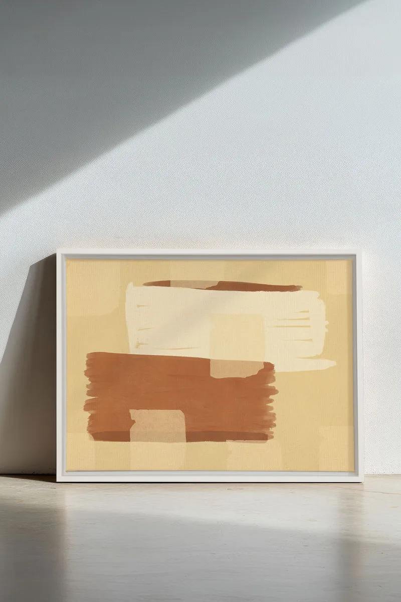 TOILE DU DÉSERT, Oeuvre sur toile étirée
