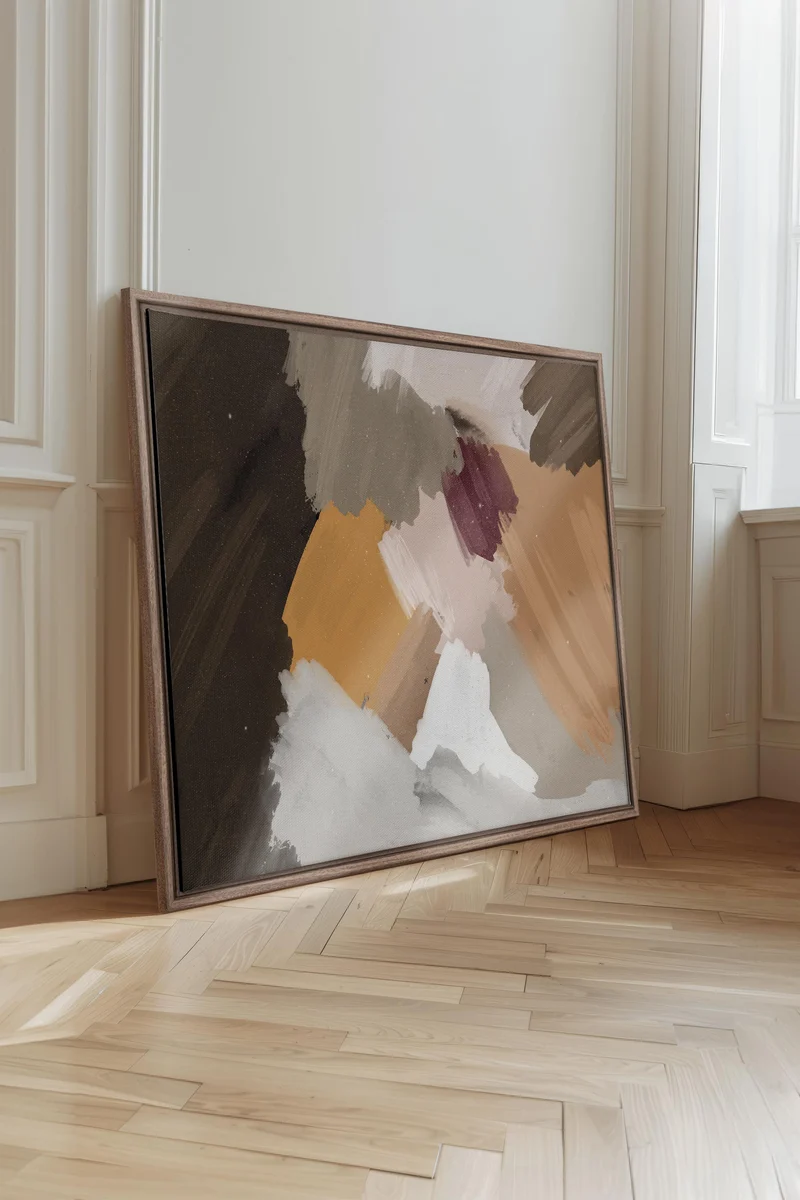 ÉLAN CRÉATIF, Oeuvre sur toile étirée