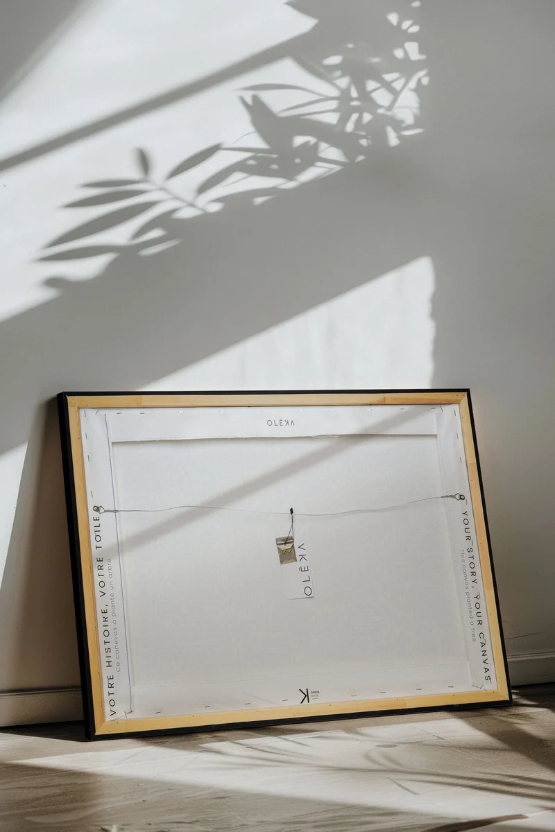 ÉLAN CRÉATIF, Oeuvre sur toile étirée