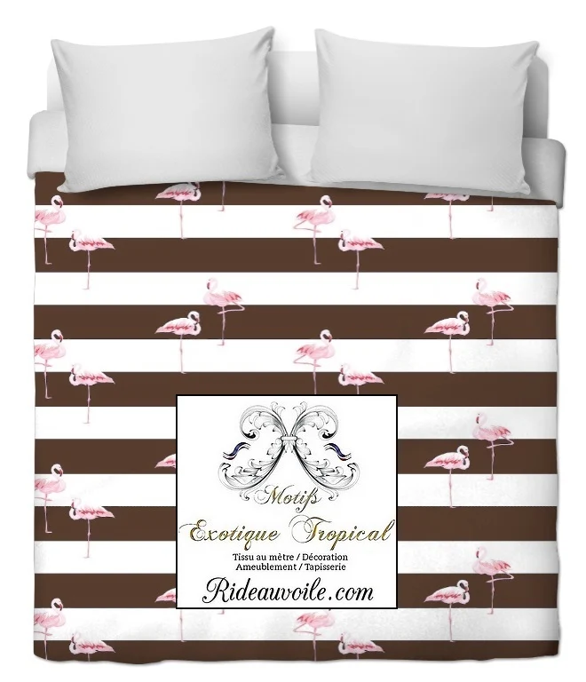 French editor Luxury interior house Tropical Exotic fabric tissu rideau mètre