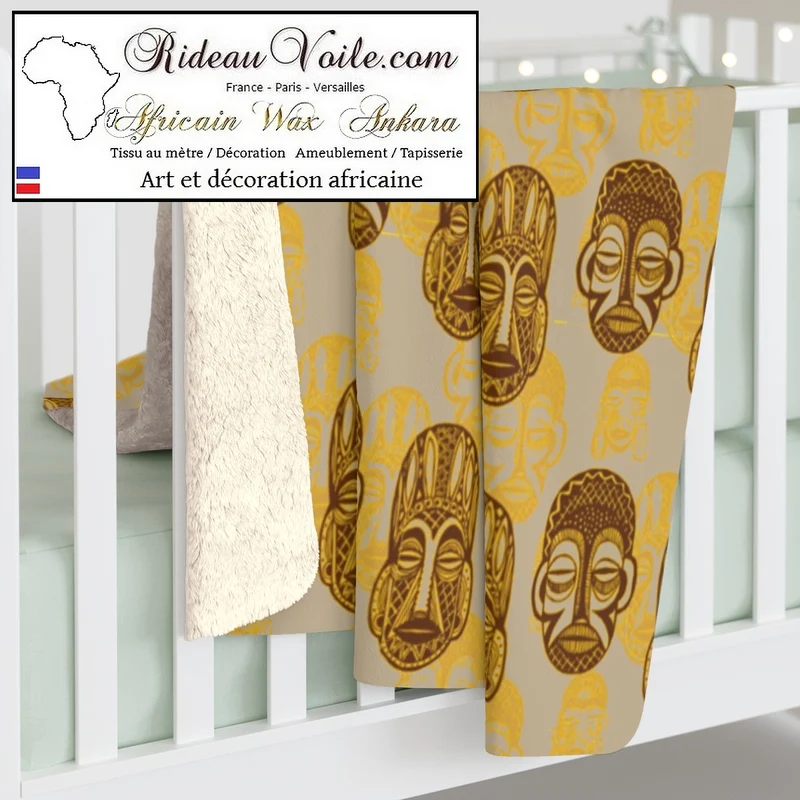 Tissu ameublement imprimé Africain mètre fourniture accessoire décoration rideau