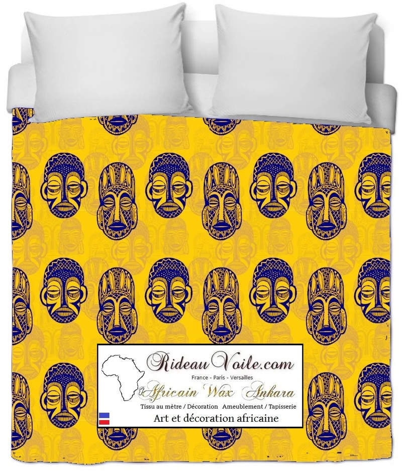 Tissu ameublement imprimé Africain mètre Ankara traditional home interior african