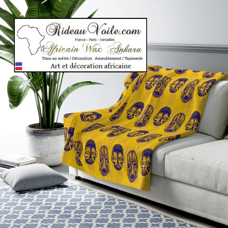 Tissu ameublement imprimé Africain mètre Ankara traditional home interior african