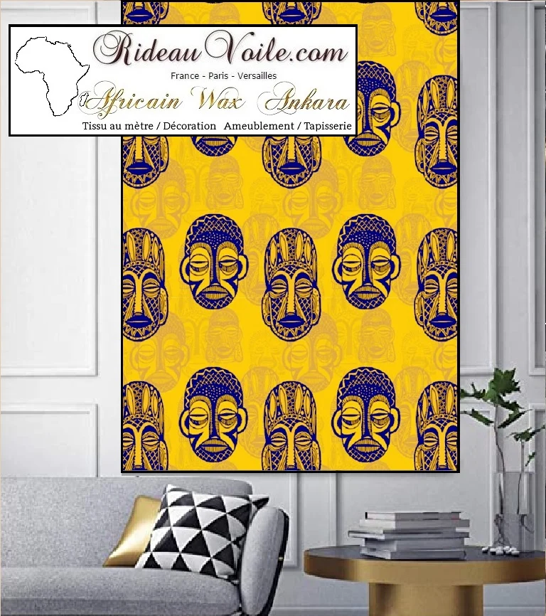 Tissu ameublement imprimé Africain mètre Ankara traditional home interior african