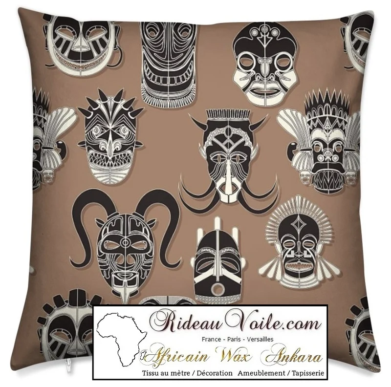 Tissu ameublement design Africain mètre Ankara Wax home interior african style
