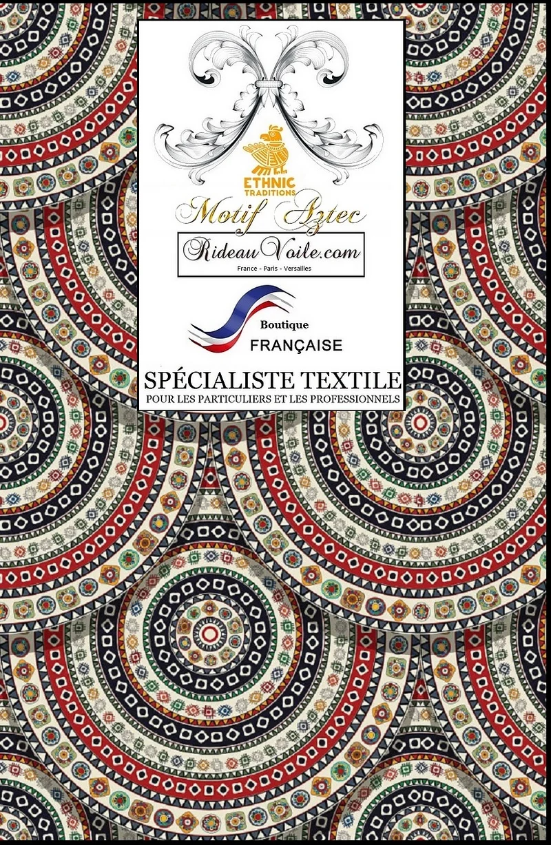 Décoration tendance boho boho ottoman oriental tissu ameublement ethnique mètre