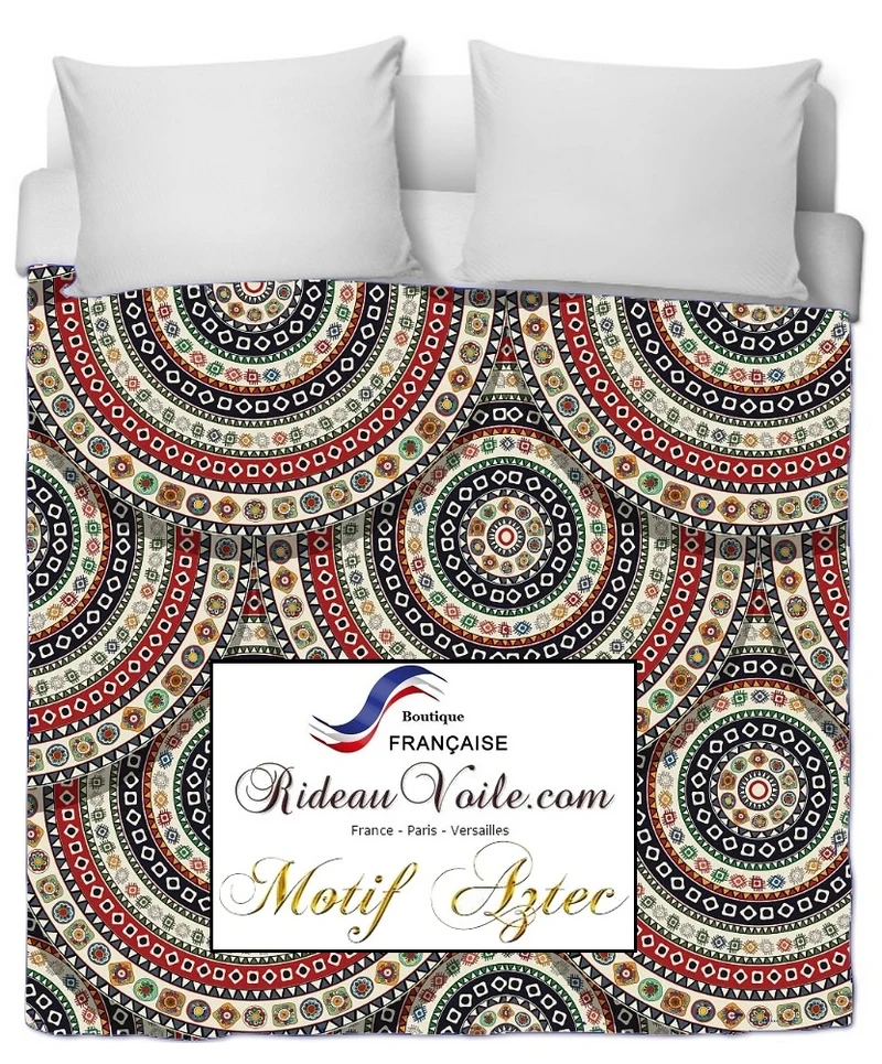 Décoration tendance boho boho ottoman oriental tissu ameublement ethnique mètre