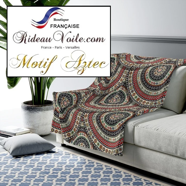 Décoration tendance boho boho ottoman oriental tissu ameublement ethnique mètre