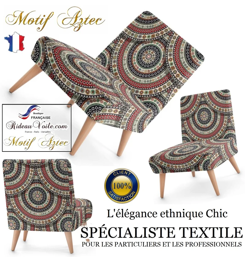 Décoration tendance boho boho ottoman oriental tissu ameublement ethnique mètre