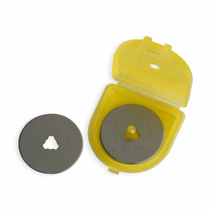 OLFA RB28-2 | Lames de couteau rotatif en acier d'outil de tungstène de 28mm | Paquet de 2