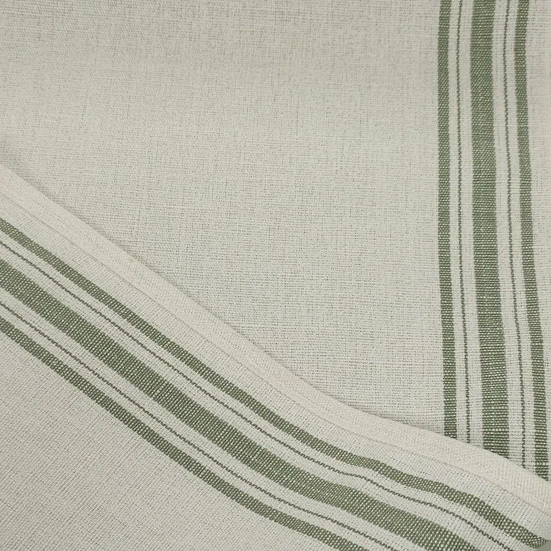 Tissu pour linge à vaisselle | Lin & Coton | Rayures Classiques