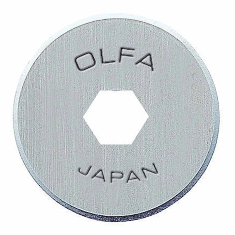 OLFA RB18-2 | Lames rotatives en acier inoxydable | 18 mm