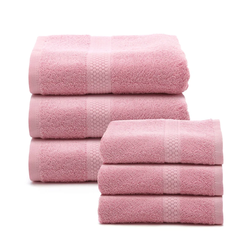 Set asciugamani in spugna Viso e ospite in Cotone 450 gr/mq