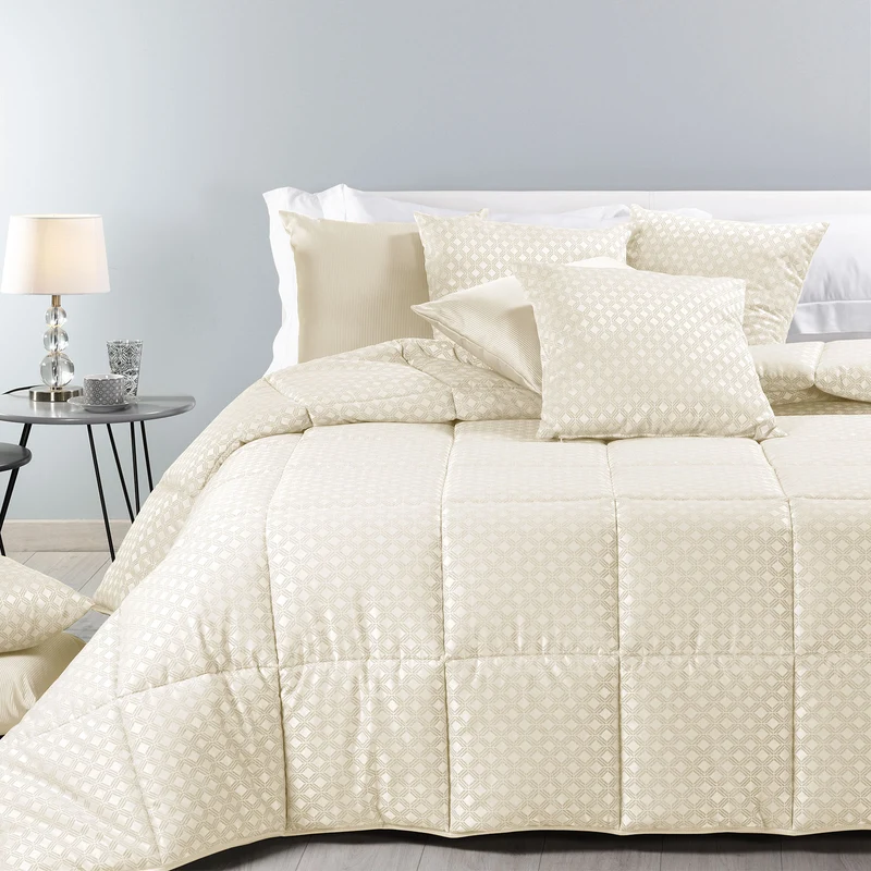 Trapunta in Raso Jacquard Rich Dreaming Geometrico