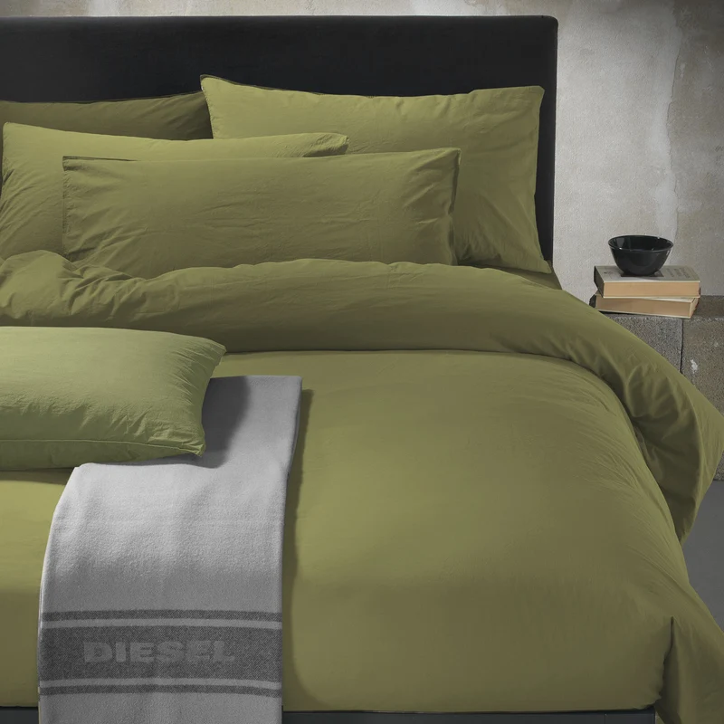 Copripiumino con federe solid stone in Cotone