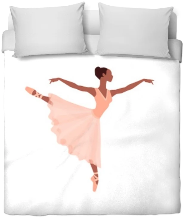 Décoration tissu au mètre rideau couette motif imprimé danseuse étoile Ballet