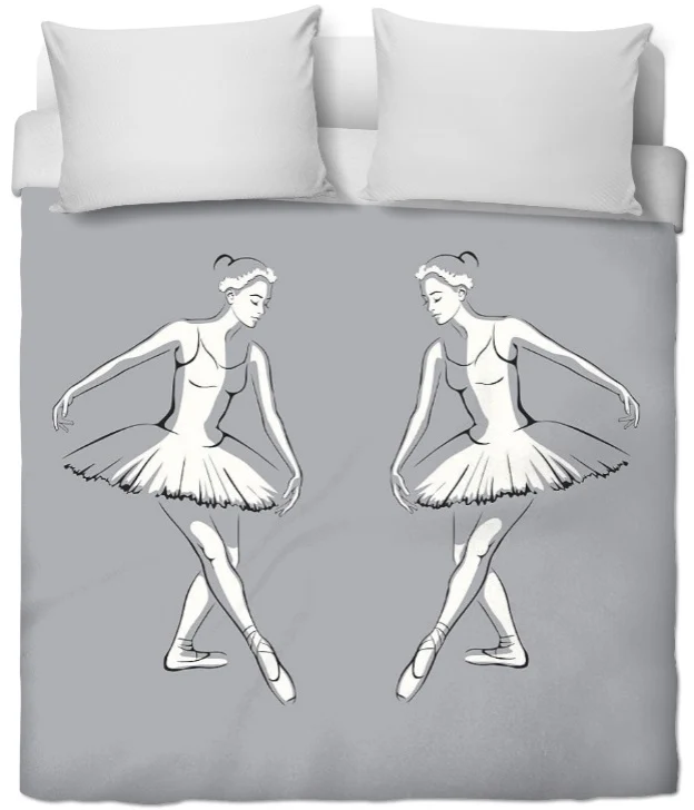 Tissu au mètre motif imprimé danseuse étoile Tutu justaucorps rideau couette voilage