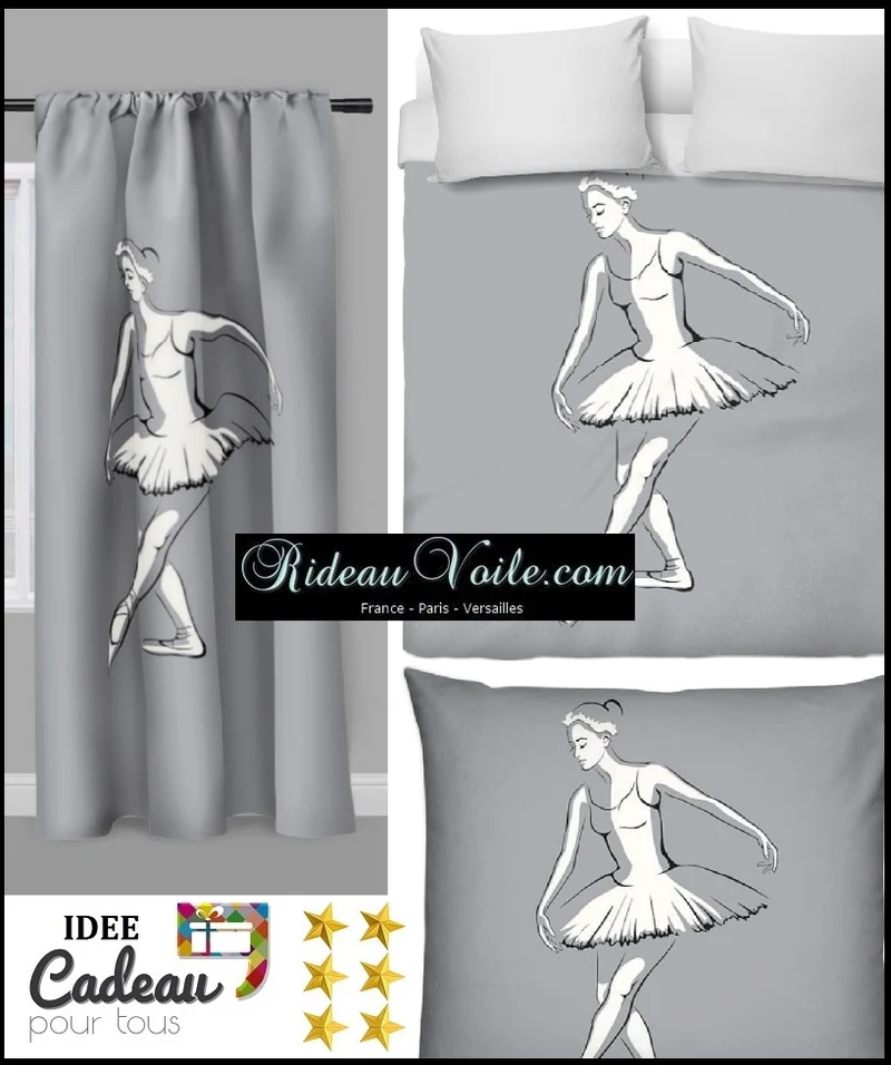 Tissu ameublement mètre danseuse rideau couette Fabric Ballerina pattern curtain