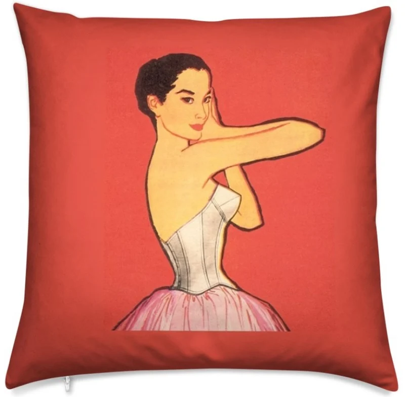 Décoration Motif tissu imprimé Sophia Cecelia Kalos Maria Callas cantatrice rideau