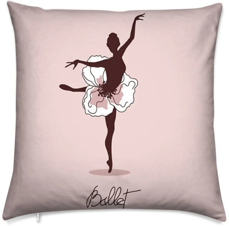 Tissu au mètre rideau motif silhouette danseuse Fabric ballerina pattern curtain