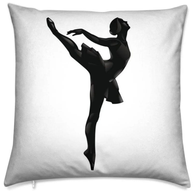 Tissu au mètre motif silhouette danseuse étoile rideau coussin housse couette