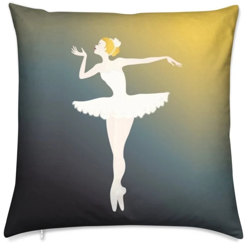 Tissu au mètre motif Ballerine imprimé Danseuse étoile rideau housse de couette