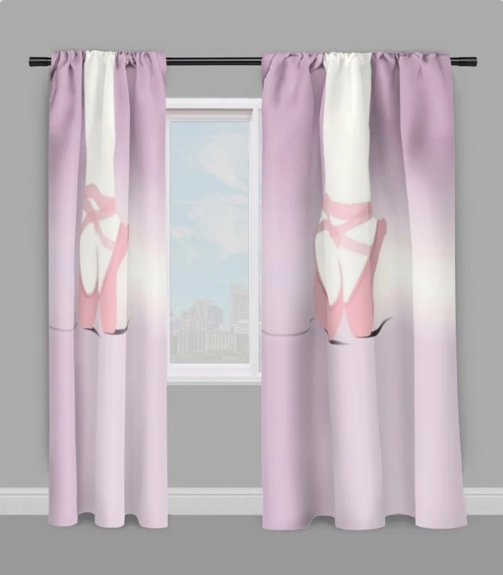 Tissu décoration enfant ameublement au mètre Danseuse Ballerina pattern fabrics