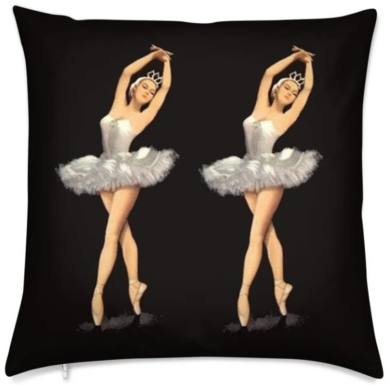 Tissu au mètre motif Danseuse Classique étoile Ballet Lac des Cygnes Opéra Ballerina