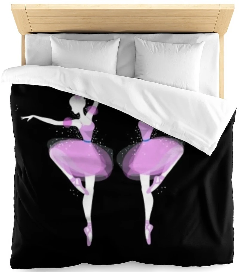 Tissu au mètre motif Danseuse Classique étoile imprimé rideau Tänzer bedruckter Stoff