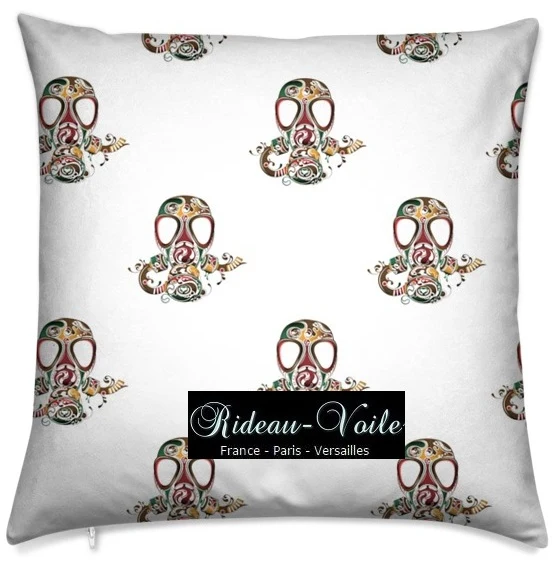 Tissu au mètre motif tag Graffiti masque sur rideau coussin couette