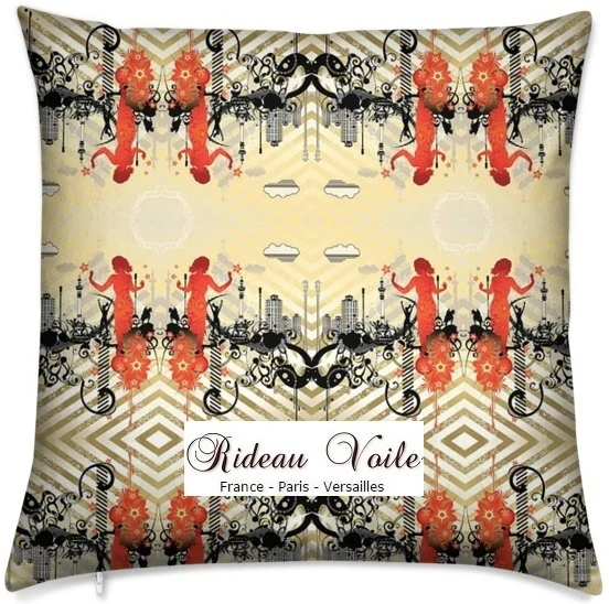 Tissu au mètre motif ado jeune fille design Graffiti Street Art rideau coussin couette