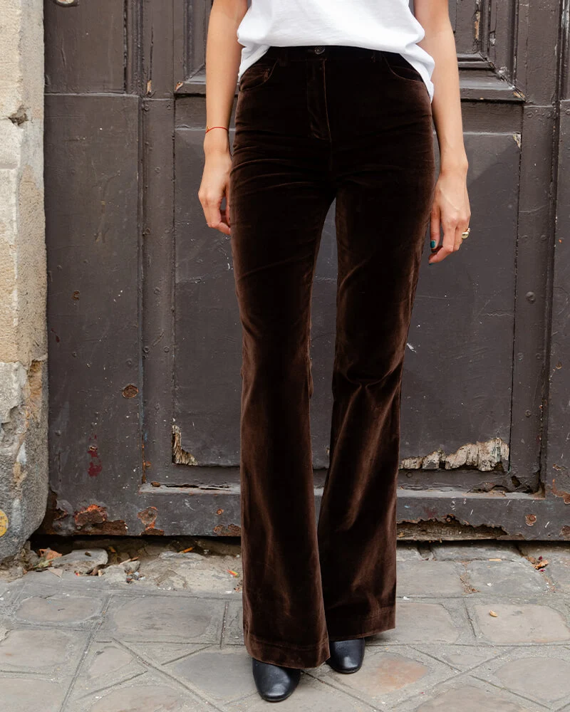 Ariane velours chocolat