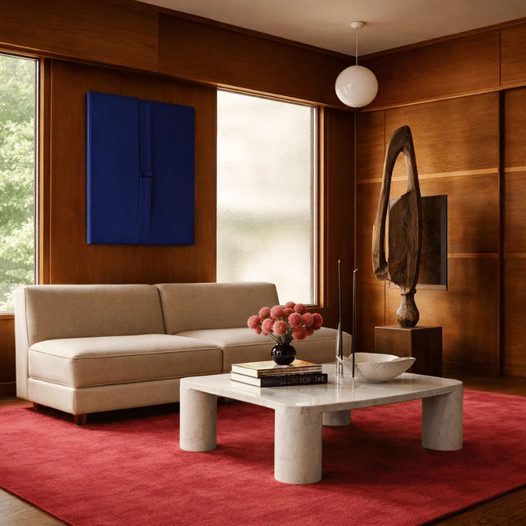Tapis 100% laine Nouvelle-Zélande • Rouge piment