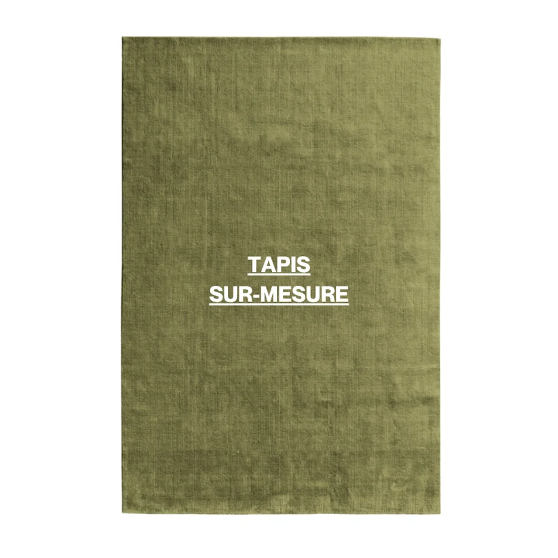 Tapis 100% laine Nouvelle-Zélande sur-mesure • Sauge